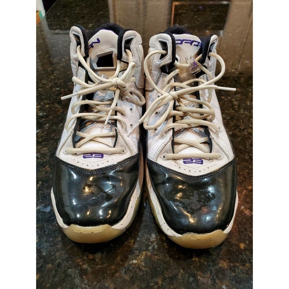 Nike Air Jordan B'Loyal Men's White Court White Upper Leather Shoes Size US 12